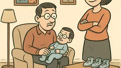 Witz: Kind sieht nur nach Papa?