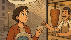 Witz: Sparen auf Lambo, scheitert am Döner