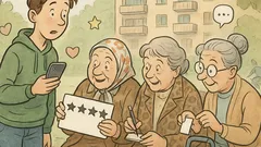 Witz: Ersatz-Internet? Geh raus, Parkbank-Reviews.