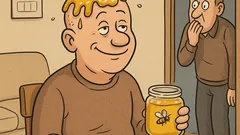 Witz: Geheimtipp für Glatzköpfe: Honig draufklatschen