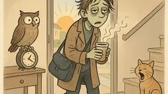 Witz: Nachteule oder Frühaufsteher? Ich: Zombie.