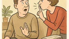 Witz: Sag bloß nichts, ich unterbrech dich!