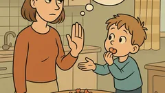 Witz: Mama, gibst du mir ein Bonbon?