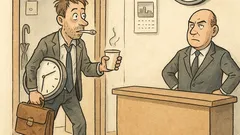 Witz: Warum schon wieder zu spät?