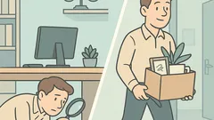 Witz: Gestern Gerechtigkeit, heute neuer Job