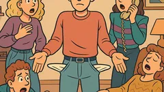 Witz: Handy zum Fotografieren zu Hause vergessen