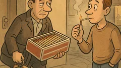 Witz: Hast du Feuer? Ich hab ’nen Wecker