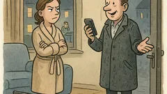 Witz: Schatz, warum bist du so spät?