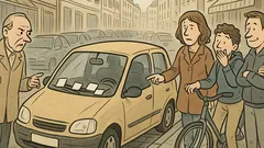 Witz: Kevin parkt so mies: „Idiotin“